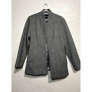Chouyatou wool blend pea coat womens large outdoors warm old money preppy‎